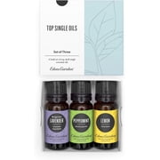 Edens Garden Top Essential Oils 3 Set   100% Pure Therapeutic Grade, Undiluted Aromatherapy Scents Lavender, Peppermint & Eucalyptus Oil for Diffusers & Home   Natural Wellness Gift, 10 ml/ 3 Pack