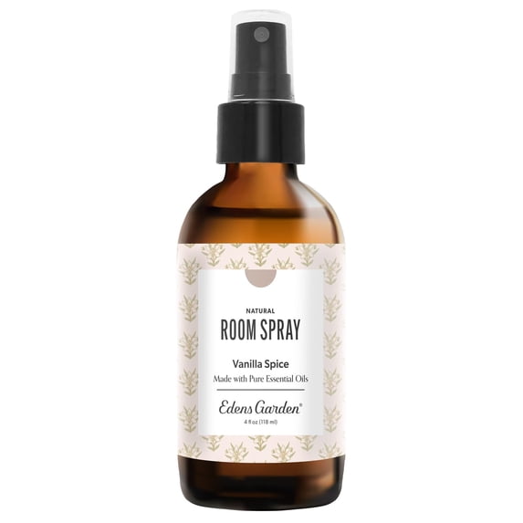 Edens Garden Vanilla Spice Aromatherapy Room Spray – Natural Essential Oil Air Freshener for Home, Fall & Holiday Season, Calming Long-Lasting Scent, 4 fl oz (118 ml)