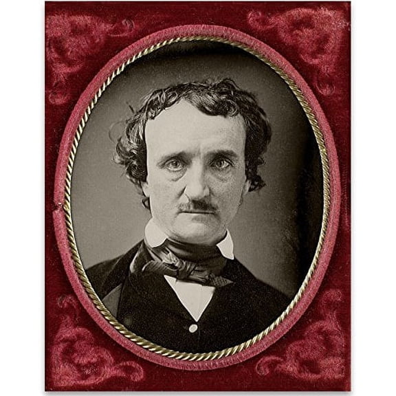 Edgar Allan Poe Portrait - 11x14 Unframed Art Print - Great Library Decor or Gift for Horror Fans