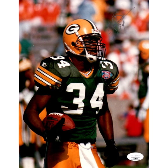 Edgar Bennett Signed Autographed 8X10 Photo Packers Legend JSA AP38060