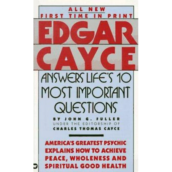 Pre-Owned Edgar Cayce Answers Life's 10 Most Important Questions (Mass Market Paperback) 0446349860 9780446349864