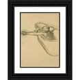 thumbnail image 1 of Edgar Degas 11x14 Black Ornate Wood Framed Double Matted Museum Art Print Titled: Woman in the Bath Drying Her Arm (1880S or 1890s), 1 of 5