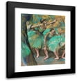 thumbnail image 1 of Edgar Degas 12x14 Black Modern Framed Museum Art Print Titled - The Dancers (1898), 1 of 5