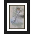 thumbnail image 1 of Edgar Degas 17x24 Black Ornate Framed Double Matted Museum Art Print Titled: Dancer (1880-85), 1 of 5