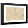 thumbnail image 1 of Edgar Degas 18x14 Black Modern Framed Museum Art Print Titled - Ludovic Lepic at the Theatre (1877), 1 of 5