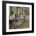thumbnail image 1 of Edgar Degas 20x22 Black Modern Framed Museum Art Print Titled - The Ballet Class, 1 of 5