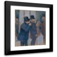 thumbnail image 1 of Edgar Degas 20x24 Black Modern Framed Museum Art Print Titled - Portraits at the Stock Exchange (ca. 1878-79), 1 of 5