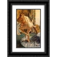 thumbnail image 1 of Edgar Degas 2x Matted 18x24 Black Ornate Framed Art Print 'After the Bath', 1 of 2