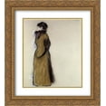 thumbnail image 1 of Edgar Degas 2x Matted 20x22 Gold Ornate Framed Art Print 'Ellen Andree', 1 of 2