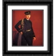 thumbnail image 1 of Edgar Degas 2x Matted 20x24 Black Ornate Framed Art Print 'Achille De Gas in the Uniform of a Cadet', 1 of 2