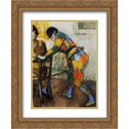 thumbnail image 1 of Edgar Degas 2x Matted 20x24 Gold Ornate Framed Art Print 'Two harlequins', 1 of 2