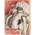 thumbnail image 1 of Edgar Degas After The Bath Seated Woman Drying Herself Extra Large Art Print Wall Mural Poster Premium XL, 1 of 3