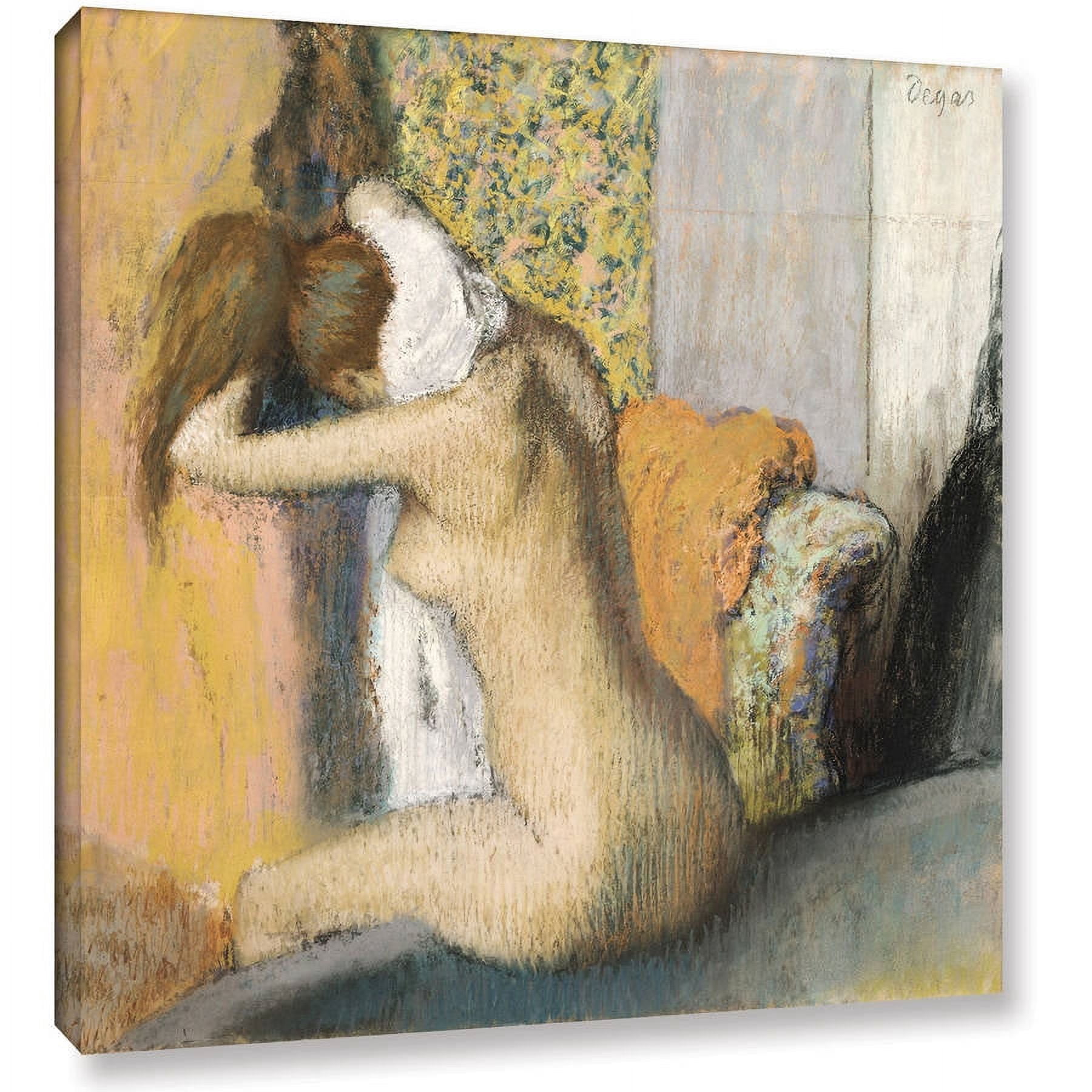 Edgar Degas "After the Bath, Woman Drying Her Neck" Gallery-wrapped Canvas Art