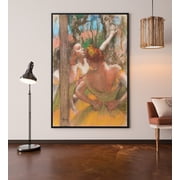 Edgar Degas Ballerina Dancers Poster Wall Art Reproduction, Unframed Paper Poster 8x10in