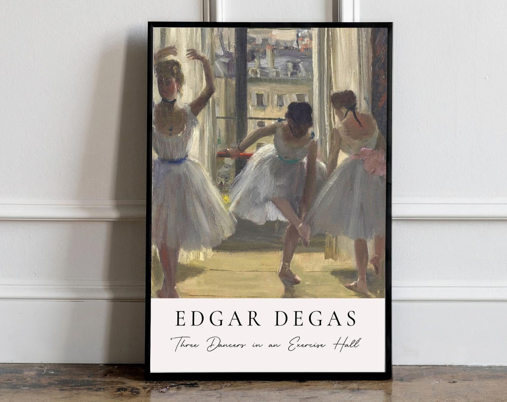 Edgar Degas Ballerinas Print, Degas Ballerina Poster, Degas Exhibition