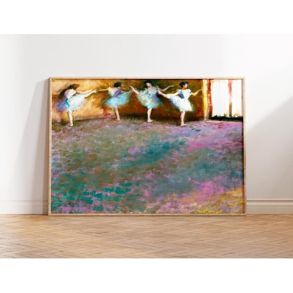 Edgar Degas Before The Ballet Wall Art, Colourful Wall Art Poster, Nursery Decor, French Impressionism, Original Artwork, Ballerina Idea