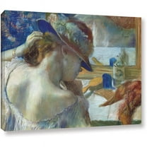 Edgar Degas "In Front of the Mirror" Gallery-wrapped Canvas Art