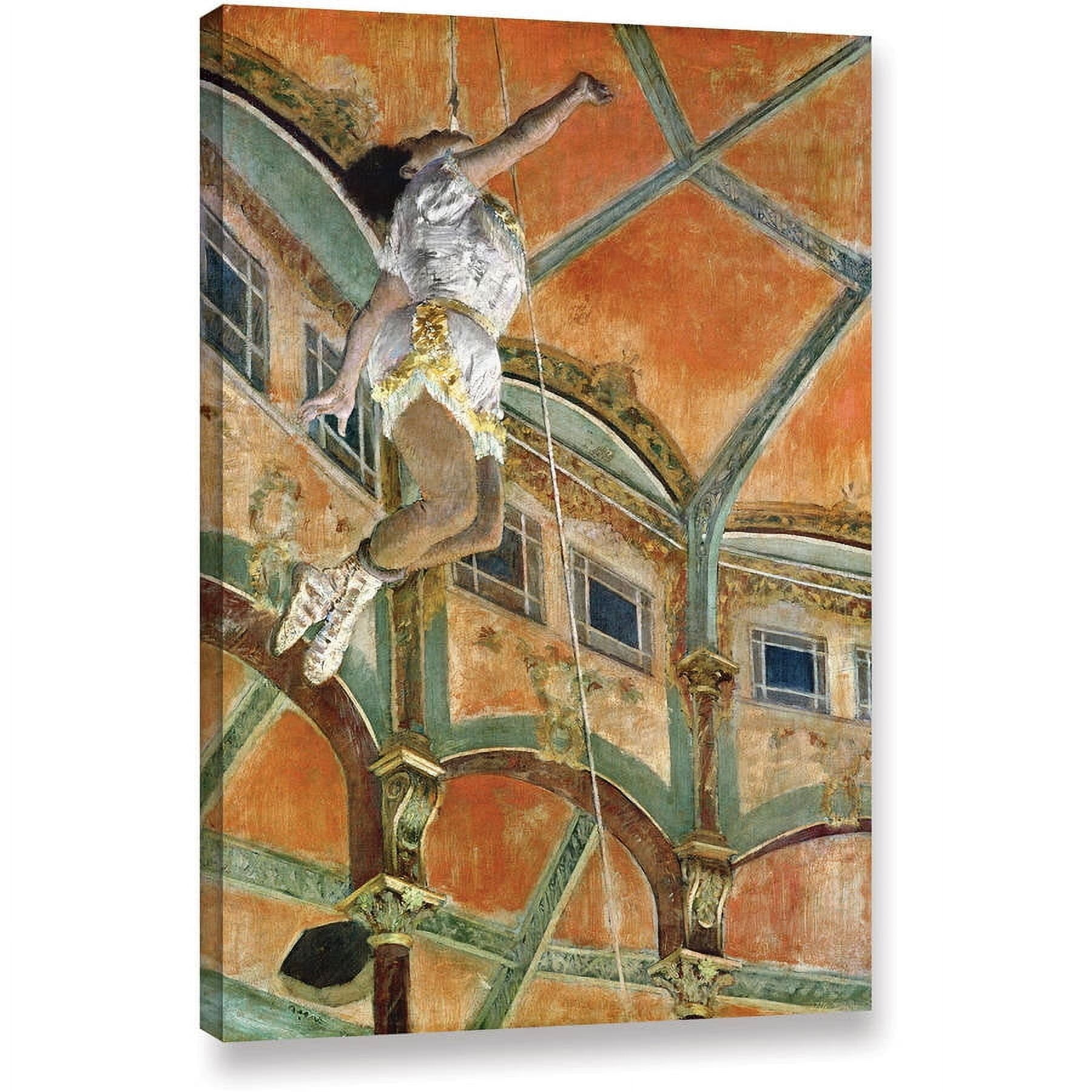 Edgar Degas "Miss La la at the Cirque Fernando" Gallery-wrapped Canvas Art