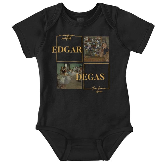 Edgar Degas Modern Art Paintings Romper Boys or Girls Infant Baby Brisco Brands 6M
