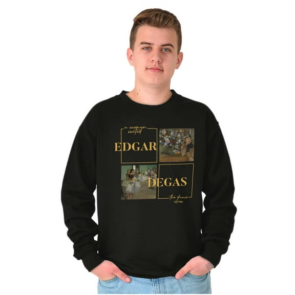 Edgar Degas Modern Art Paintings Unisex Plus Fleece Graphic Sweatshirt Brisco Brands 5X