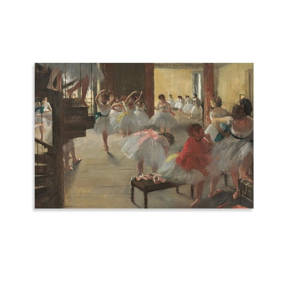 Edgar Degas Painter Works Dancer Poster Picture Print Wall Art Poster Painting Canvas Posters Artworks Gift Room Aesthetic 24x36inch(60x90cm)