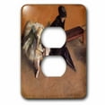 thumbnail image 1 of 3dRose, Edgar Degas Painting Of Ballerinas Waiting 1882, 2 plug outlet cover, 1 of 1