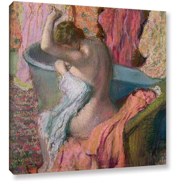 Edgar Degas "Seated Bather" Gallery-wrapped Canvas Art