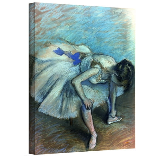 Edgar Degas "Seated Dancer" Gallery-wrapped Canvas Art