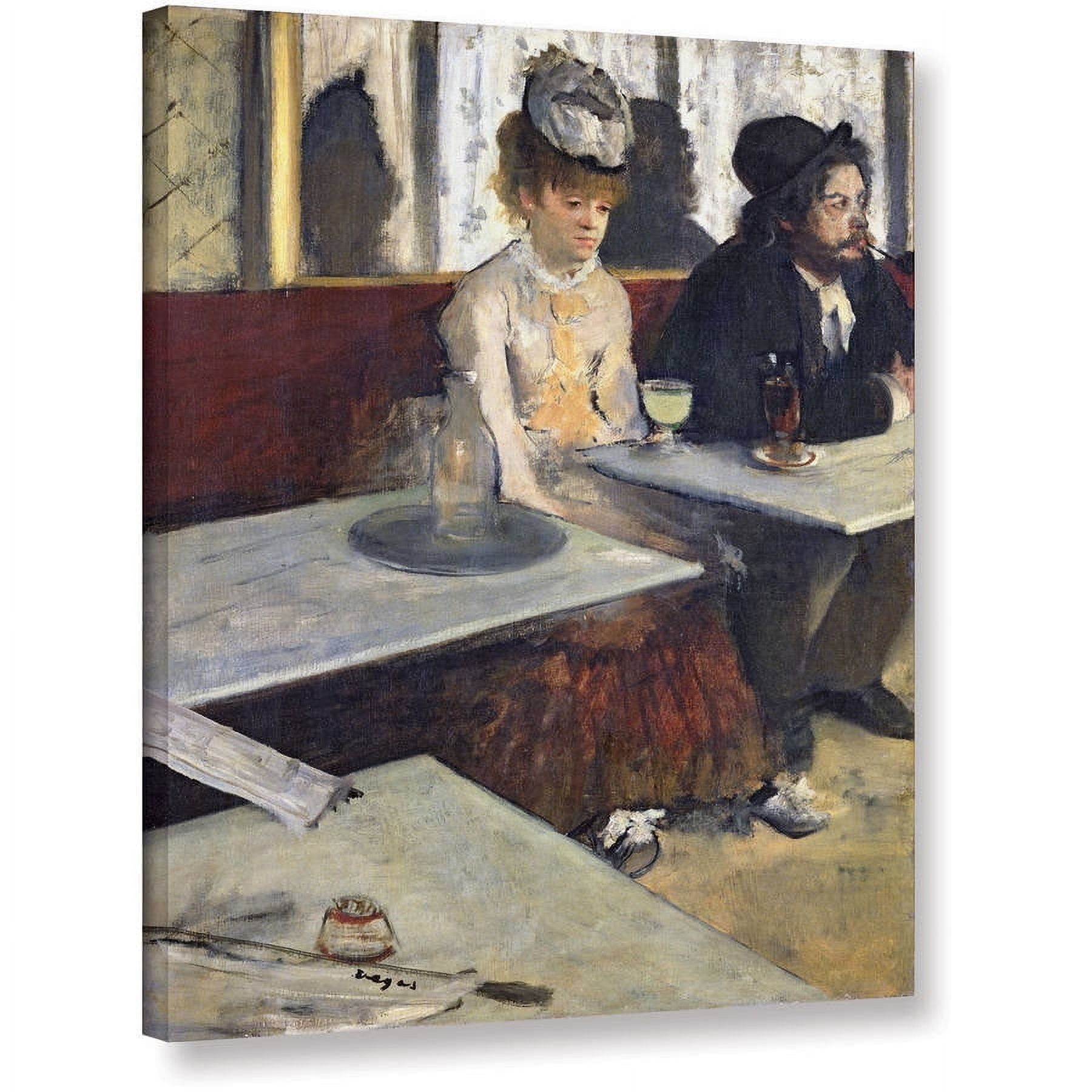 Edgar Degas "The Absinthe" Gallery-wrapped Canvas Art