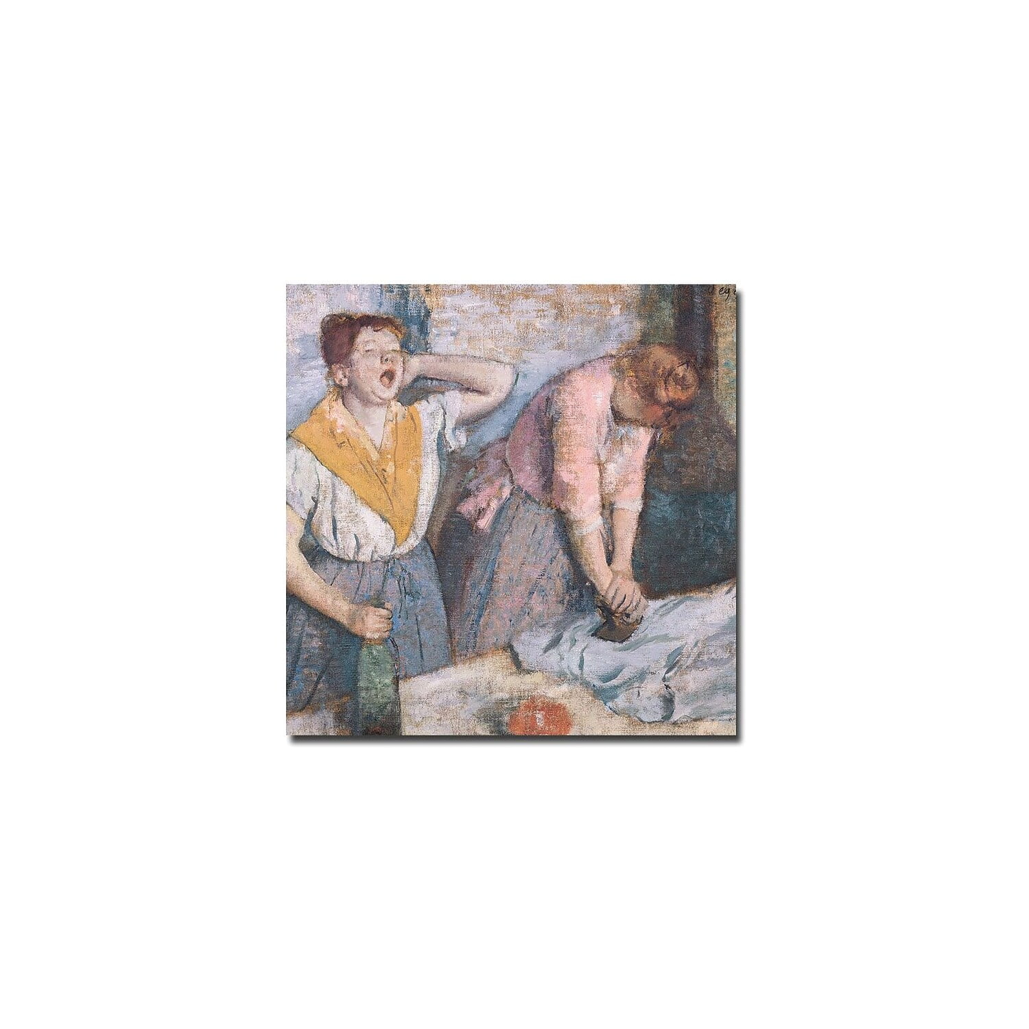 Edgar Degas 'The Laundresses, 1884' Canvas Art