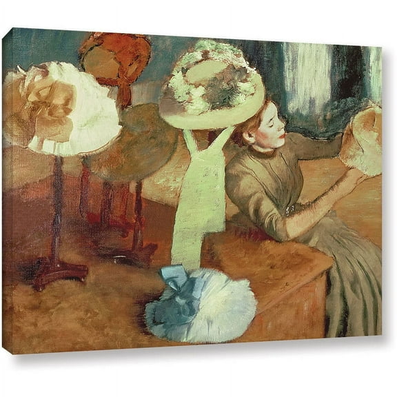 Edgar Degas "The Millinery Shop" Gallery-wrapped Canvas Art