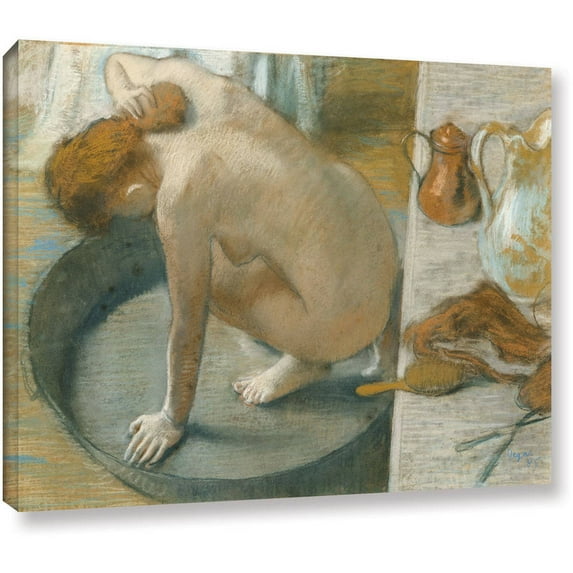 Edgar Degas "The Tub" Gallery-wrapped Canvas Art
