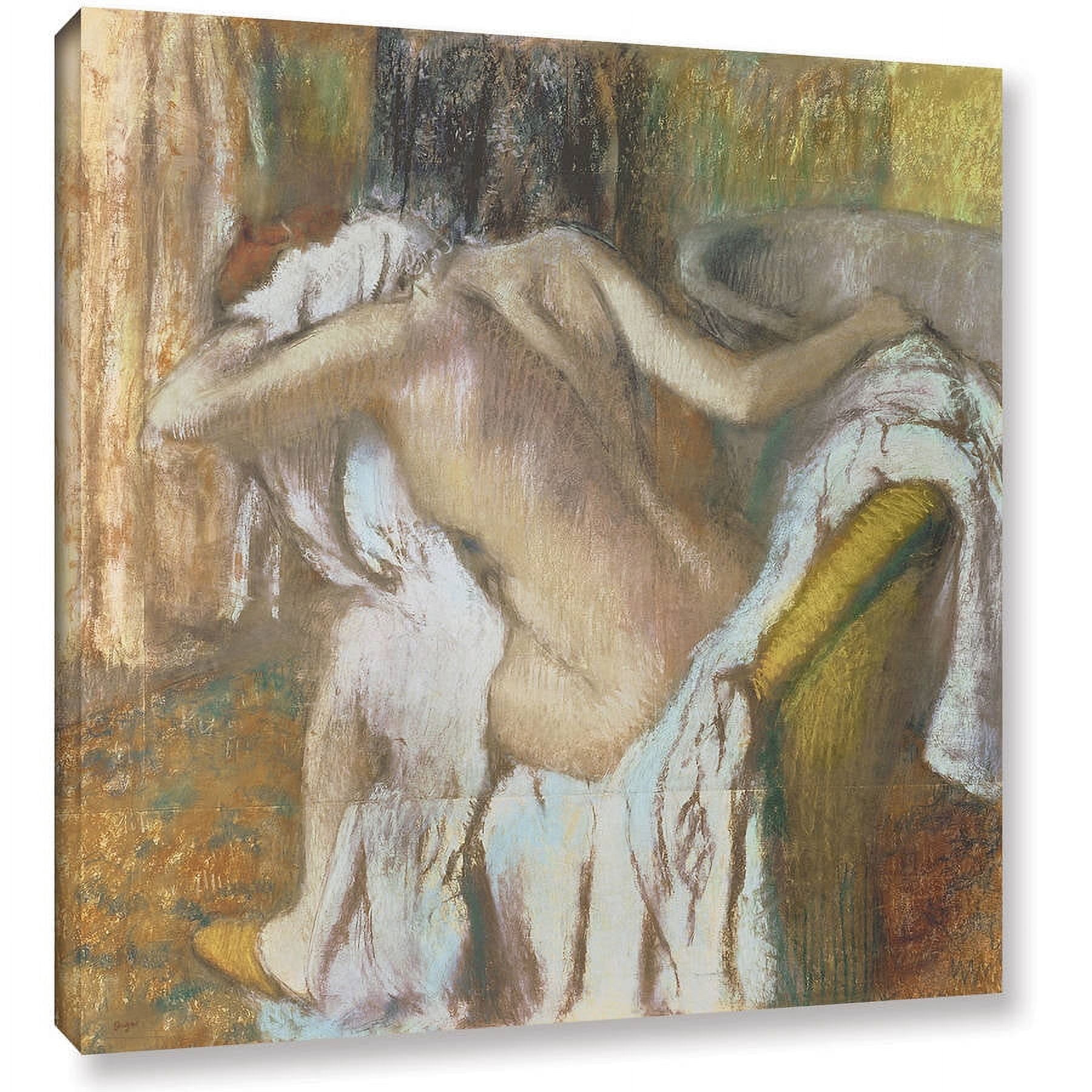 Edgar Degas "Woman Drying Herself" Gallery-wrapped Canvas Art