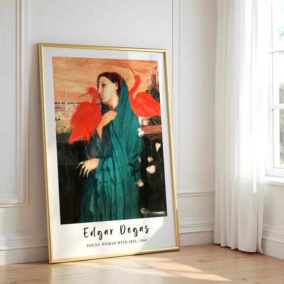 Edgar Degas Woman With Ibis Wall Art Original Art