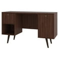thumbnail image 1 of Edgar Office Desk in Dark Brown, 1 of 9