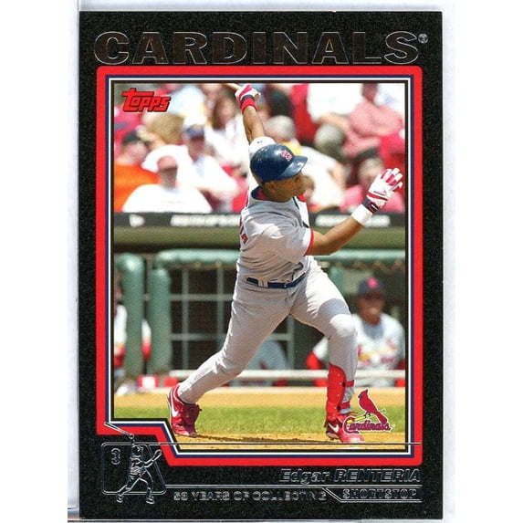 Edgar Renteria Card 2004 Topps Black #389