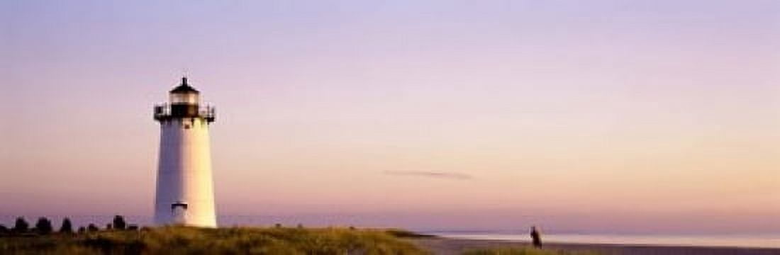 Edgartown Lighthouse Marthas Vineyard Massachusetts USA Canvas Art - Panoramic Images (18 x 6)