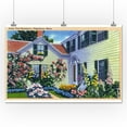 thumbnail image 1 of Edgartown, Massachusetts - View of Emily Post Residence (24x36 Giclee Gallery Print, Wall Decor Travel Poster), 1 of 1