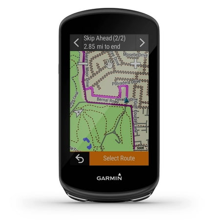 Garmin - Edge 1030 Plus 3.5" Advanced GPS bike computer with multi-region cycle map - Black