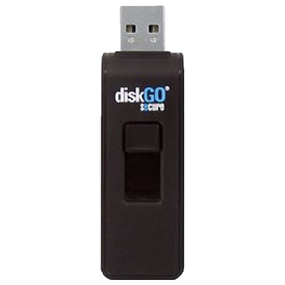 Edge 16GB DiskGo Secure Pro 2.0 USB Flash Drive, Black