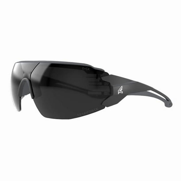 Edge 2048159 Anti-Fog Taven Safety Glasses with Smoke Lens Black Frame