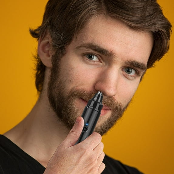 Edge 360 Rotating Nose and Ear Hair Trimmer Clipper for Men and Women