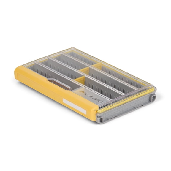 Edge 3600 Tackle Utility Box Gray And Yellow With Clear Lid Rust-resistant Waterproof Customizable Protection Organization