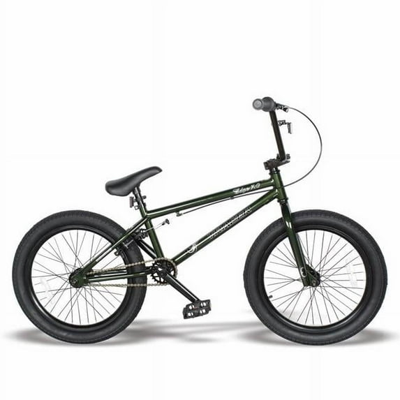 Edge 7.0 20 Inch Deluxe Freestyle BMX Bike - Green