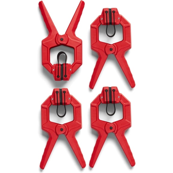 Edge Band Spring Clamp, Woodworking Clamp, Set of 4 | Home Improvement Hand Tools, Adjustable Band Clamps for Woodworking, Carpentry and More