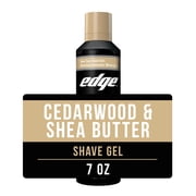 Edge Cedarwood & Shea Butter Men's Shave Gel, 7 oz
