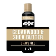 Edge Cedarwood & Shea Butter Mens Shave Gel, 7 oz