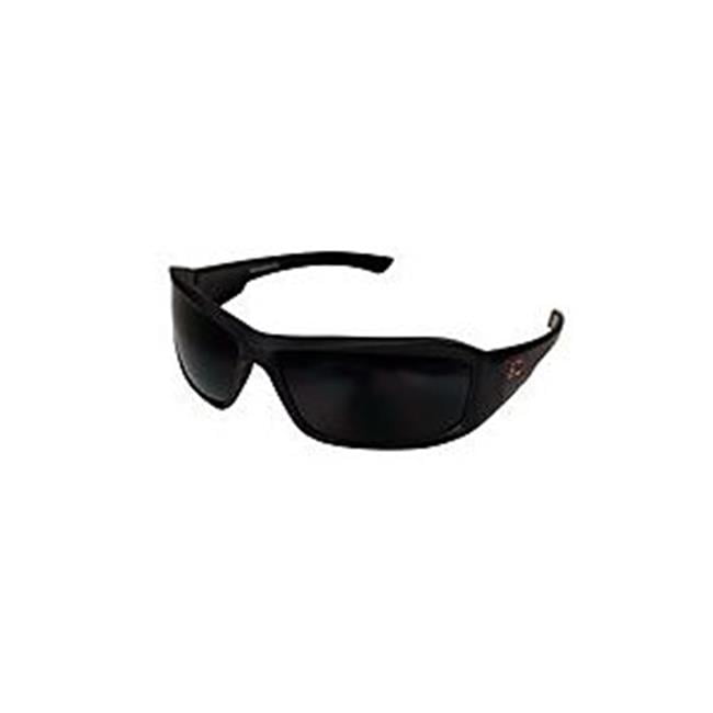 Edge Eyewear Brazeau Torque Polarized Safety Glasses Smoke Lens Black Frame 1 pc