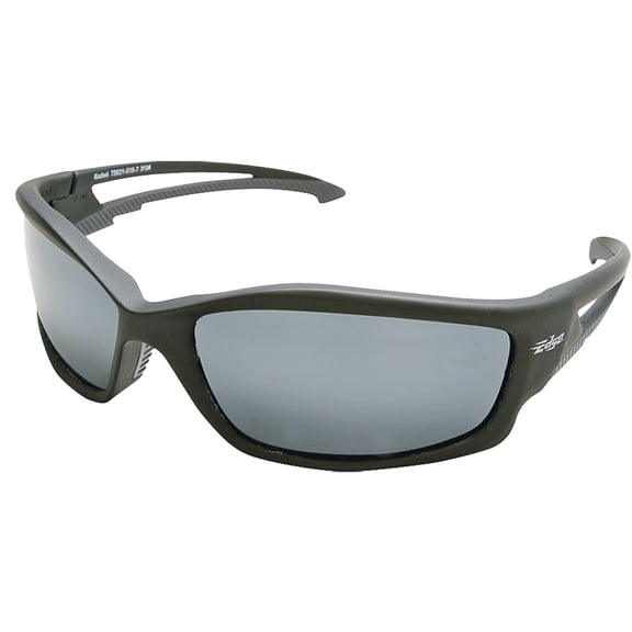 Edge Eyewear Kazbek Polarized Safety Glasses Black Lens Black Frame 1 pc.