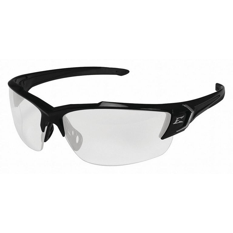 Edge Eyewear Sdk116vs-g2, Khor G2 Safety Glasses, Black Frame, Smoke Vapor Shield Lens